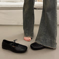 Damen Ballerina-Schuhe mit elegantem Schnürdesign und komfortablem Fußbett R&B