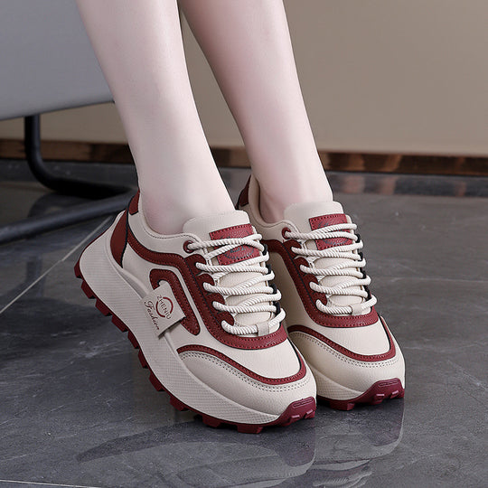Damen Sportliche Sneakers mit rutschfester Profilsohle und atmungsaktivem Obermaterial R&B