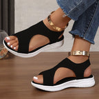 Damen Atmungsaktive Sport-Sandalen mit elastischem Obermaterial und rutschfester Sohle R&B
