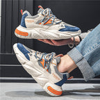 Damen Sportliche Sneakers mit federndem Obermaterial und rutschfester Sohle EB