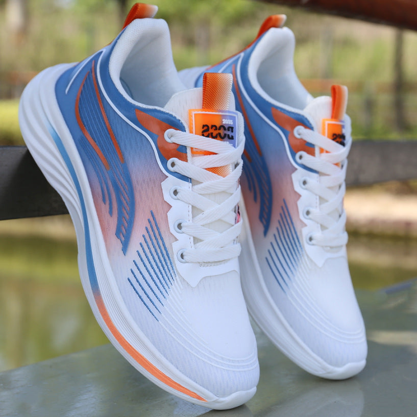 Damen Sportliche Sneaker mit atmungsaktiver Mesh-Oberfläche und flexibler Dämpfung R&B