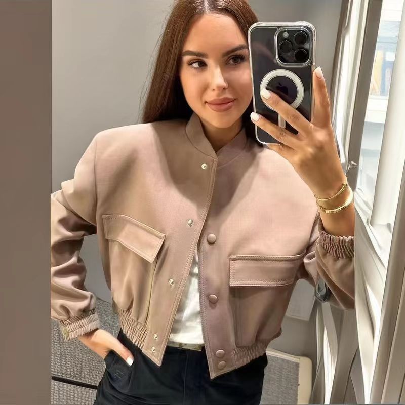 Damen modische Streetwear Jacke R&B
