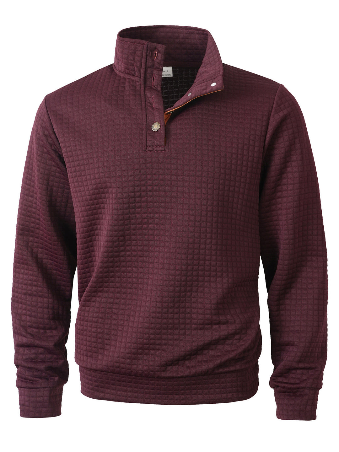Herren stylischer Pullover mit modischem Stehkragen R&B