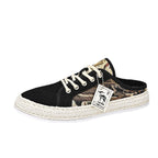 Damen Modische Espadrilles mit trendy Camouflage-Design und elastischem Einschlupf