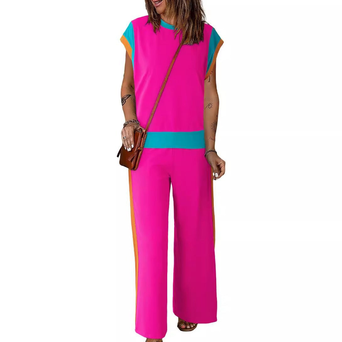 Damen Stylish Tracksuit mit modischen Farbkontrasten R&B