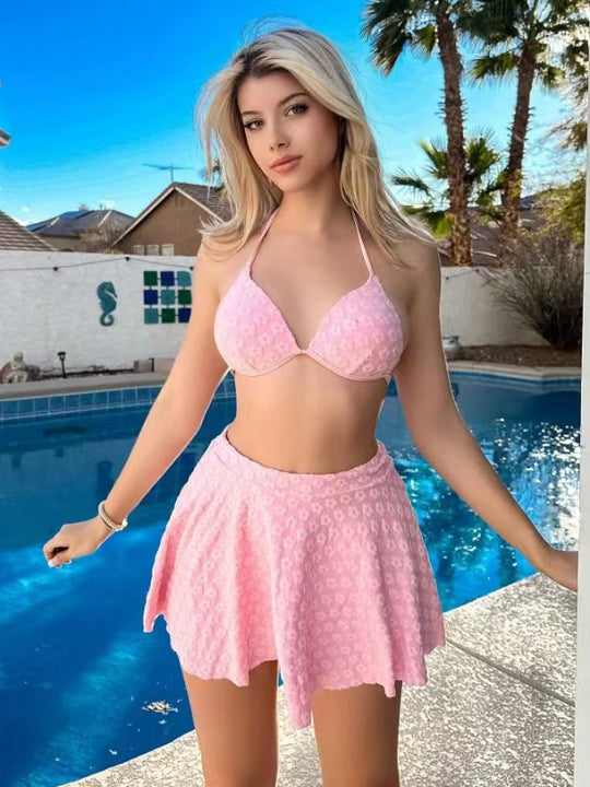 Damen Stylish Bikini mit Rock R&B