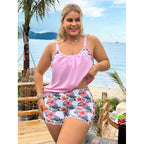 Damen Tankini-Set mit floralem Design und herausragendem Komfort R&B