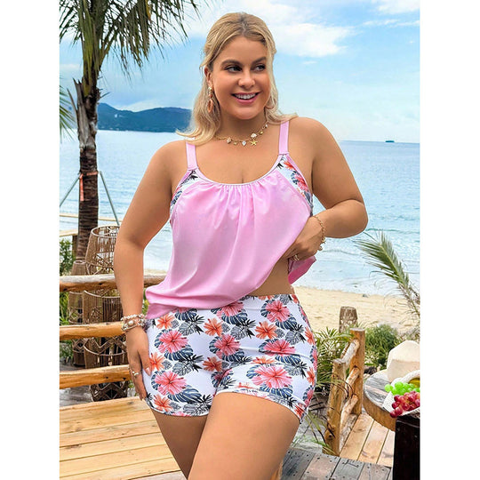 Damen Tankini-Set mit floralem Design und herausragendem Komfort R&B