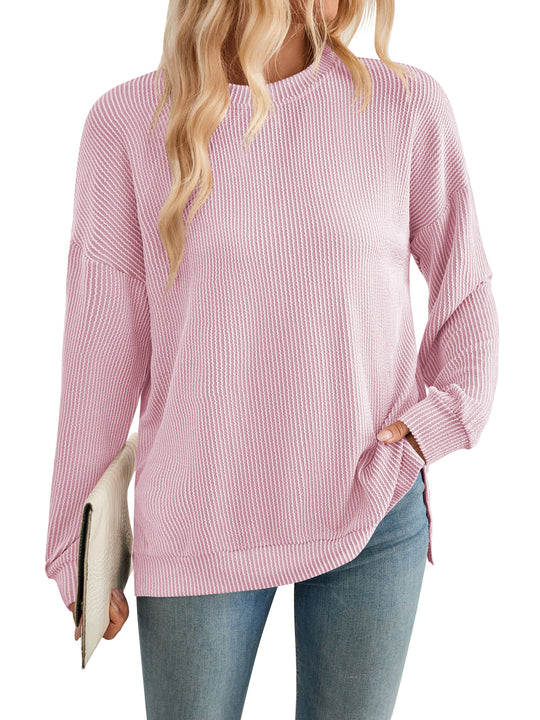 Damen lässiger Strickpullover R&B