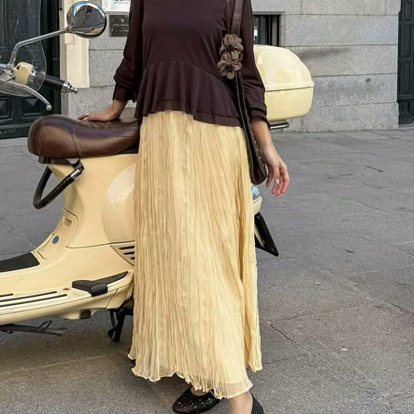 Damen Luftiger Maxi-Rock