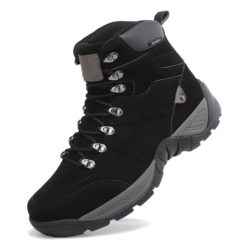 Herren Wetterschutz Stiefel mit verstärktem Knöchelschutz und rutschfester Sohle R&B