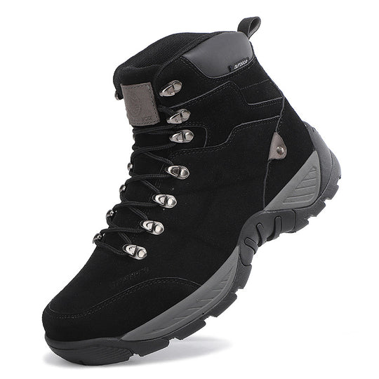 Herren Wetterschutz Stiefel mit verstärktem Knöchelschutz und rutschfester Sohle R&B