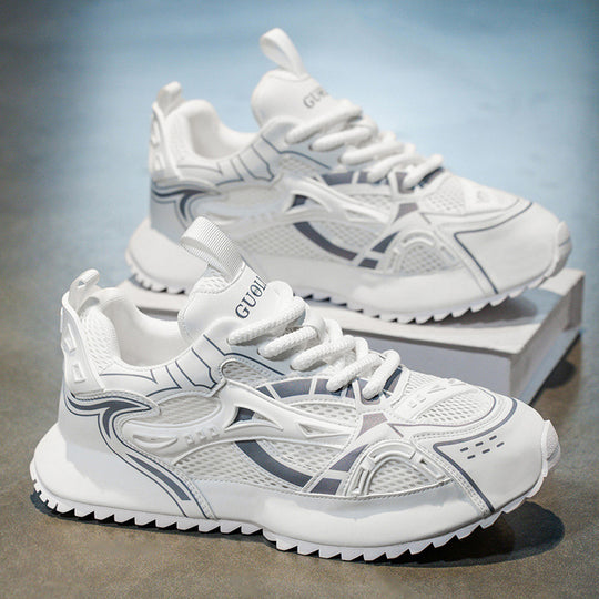 Damen Sportliche Sneakers mit atmungsaktiver Mesh-Oberfläche und federleichter Sohle R&B