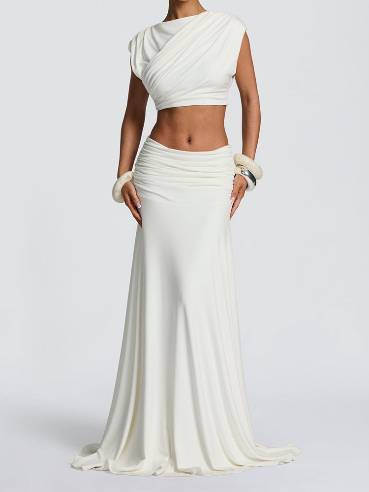Damen Elegantes Wickelkleid mit raffinierten Drapierungen R&B