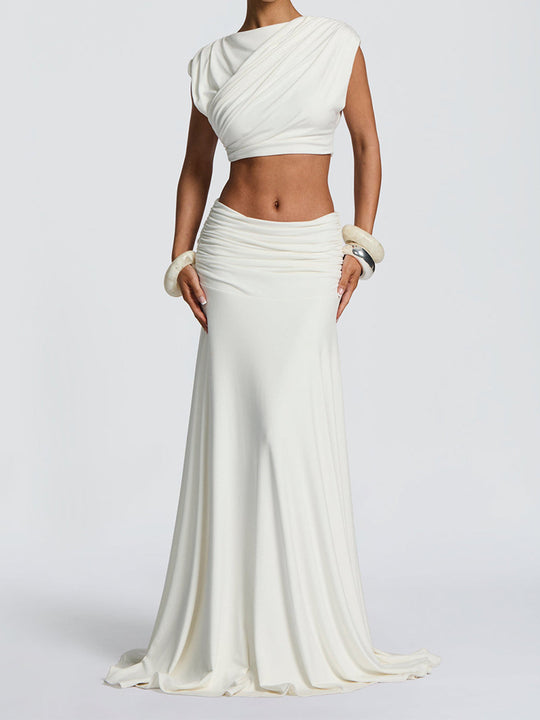 Damen Elegantes Wickelkleid mit raffinierten Drapierungen R&B