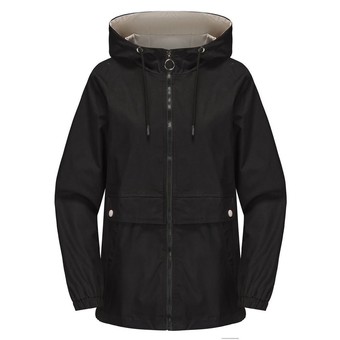 Damen modische Freizeitjacke mit verstellbarem Bund R&B