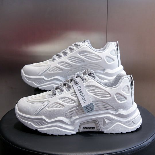 Damen Sportliche Sneakers mit atmungsaktiver Mesh-Oberfläche und dämpfender Sohle R&B
