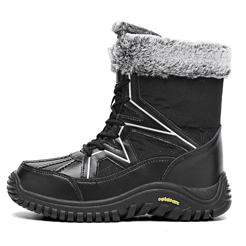 Damen Winterboots mit isolierender Polsterung und rutschfester Sohle R&B