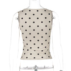 Damen Polka-Dots Tanktop R&B