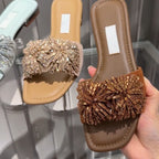 Damen Glamouröse Sandalen mit funkelndem Pailletten-Akzent R&B