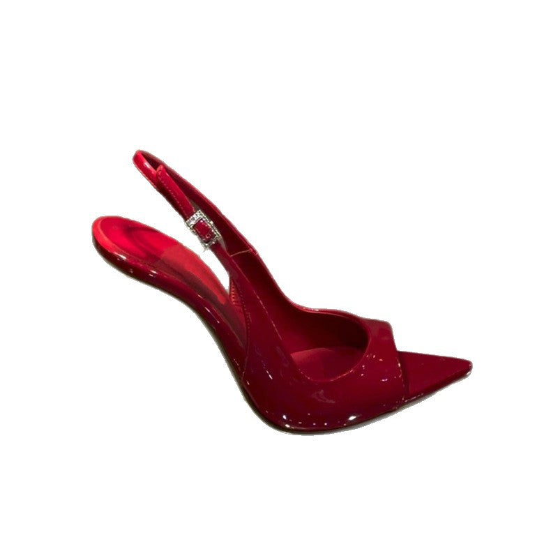 Damen Slingback High Heel Sandalen R&B