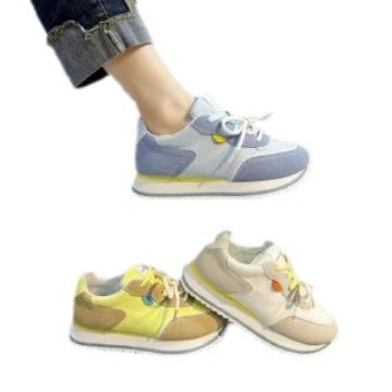 Damen sportliche Sneakers mit atmungsaktiver Mesh-Oberfläche und stabiler Sohle R&B