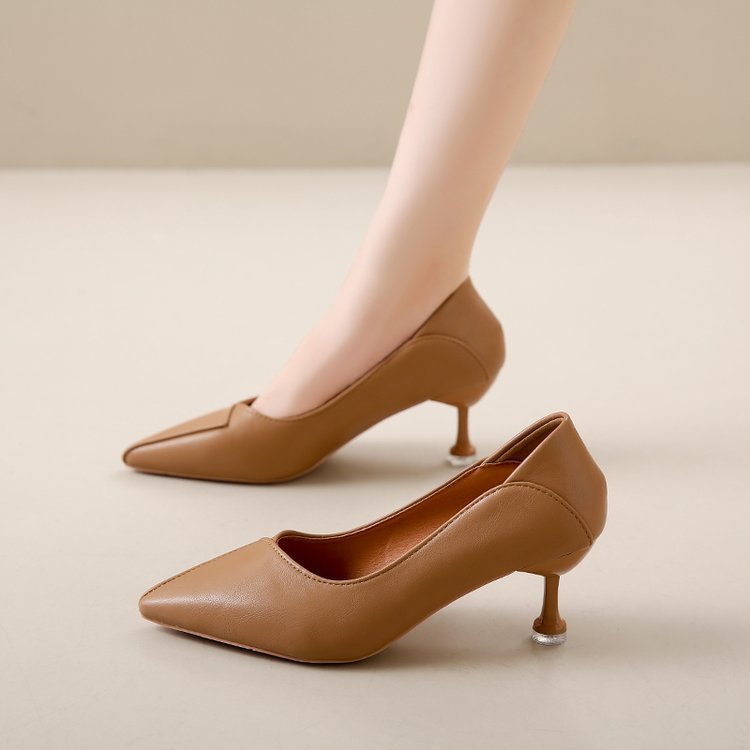 Damen elegante Spitzen Pumps mit einzigartigem Absatz R&B