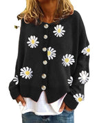 Damen modischer Blumensweater R&B
