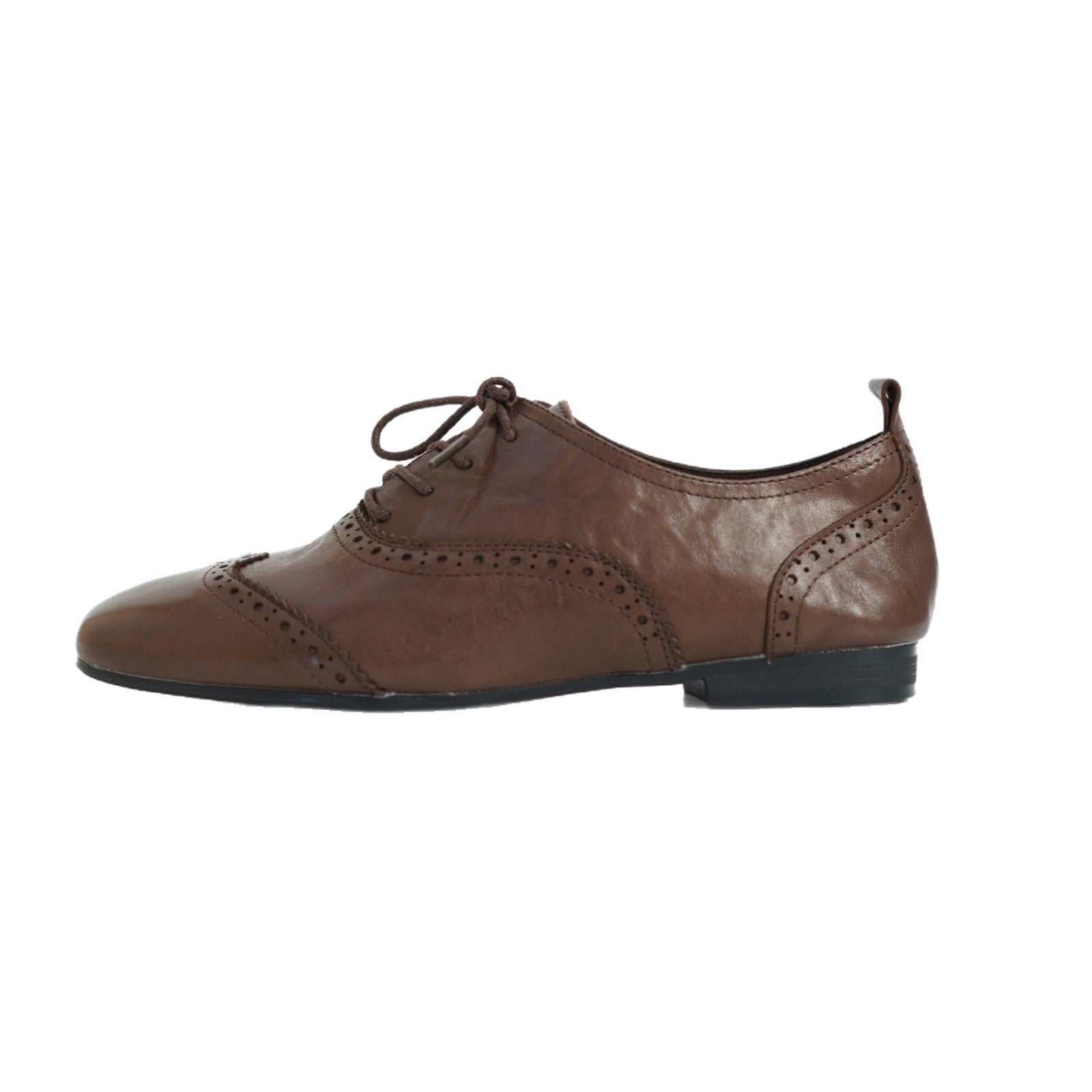 Damen Elegante Schnürschuhe mit modischem Lochmuster und hochwertigem Leder R&B
