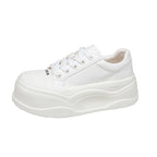 Damen modische Sneakers mit hoher Plateau-Sohle und atmungsaktiver Oberfläche R&B