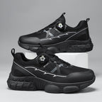 Herren Sportliche Laufschuhe mit innovativem Schnellschnürsystem und stoßdämpfender Sohle