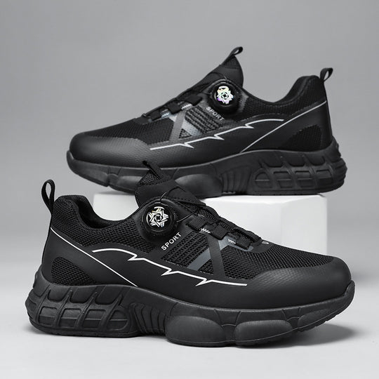 Herren Sportliche Laufschuhe mit innovativem Schnellschnürsystem und stoßdämpfender Sohle R&B