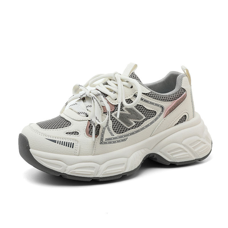 Damen Sportliche Sneaker mit atmungsaktiver Netz-Oberfläche und verstärkter Dämpfung R&B