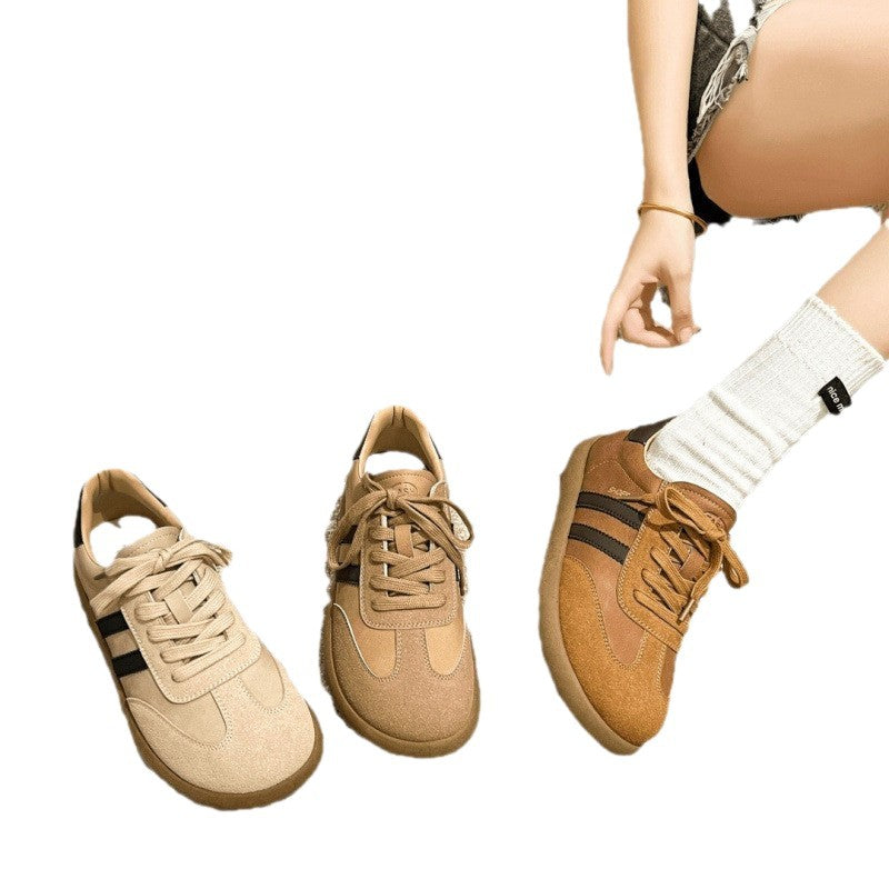 Damen Sportliche Sneaker aus hochwertigem Wildleder mit atmungsaktiver Konstruktion