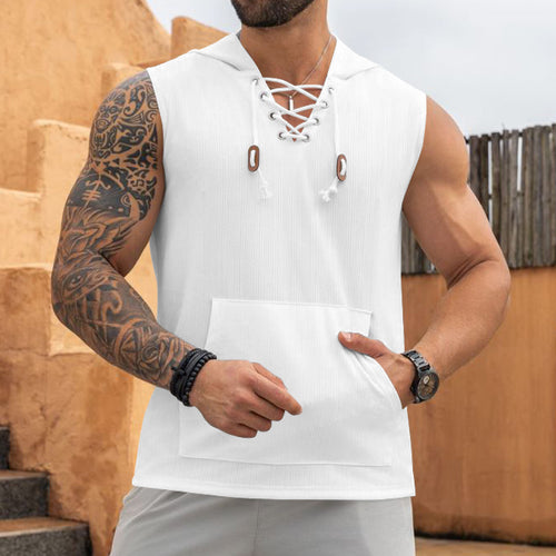 Herren Kapuzen-Workout-Shirt R&B