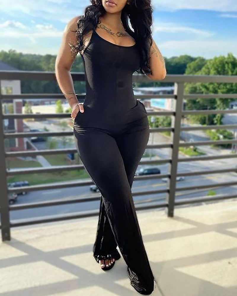 Damen Jumpsuit im modernen Streifenlook R&B