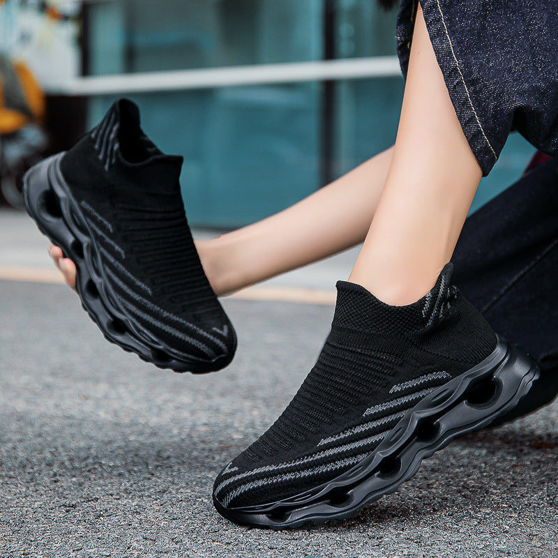 Damen Sportliche Knit Sneakers mit ergonomischer Dämpfungstechnologie