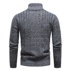 Herren modischer Rollkragenpullover mit Reißverschluss R&B