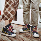 Damen Sportliche High-Top Sneakers mit elastischem Schnürsystem R&B