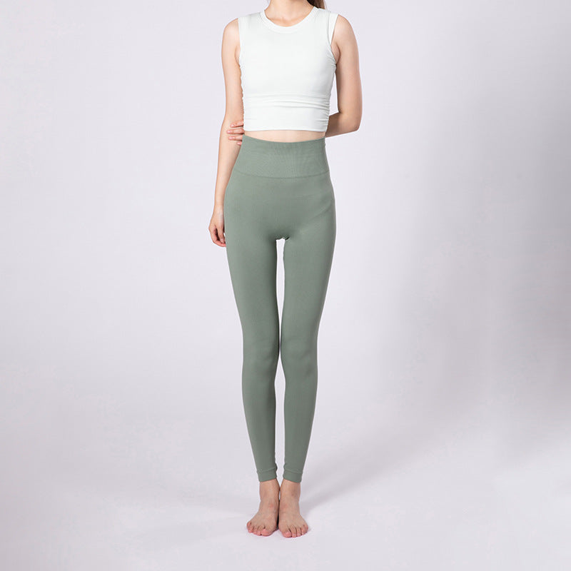 Damen Hochwertiges Funktions-Set mit sportlichem Cropped Top und High-Waist Leggings R&B
