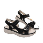 Damen Komfortable Sandalen mit verstellbarem Riemendesign und weich gepolstertem Fußbett R&B
