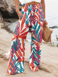 Damen Weite Blumen-Hosen R&B