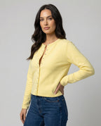 Damen Langarmshirt mit Druckknöpfen