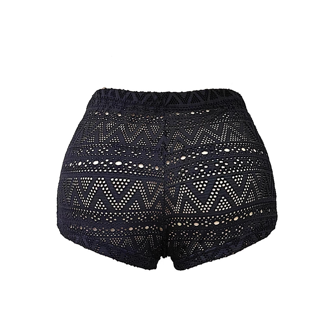 Damen gehäkelte Strandshorts R&B