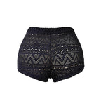 Damen gehäkelte Strandshorts R&B