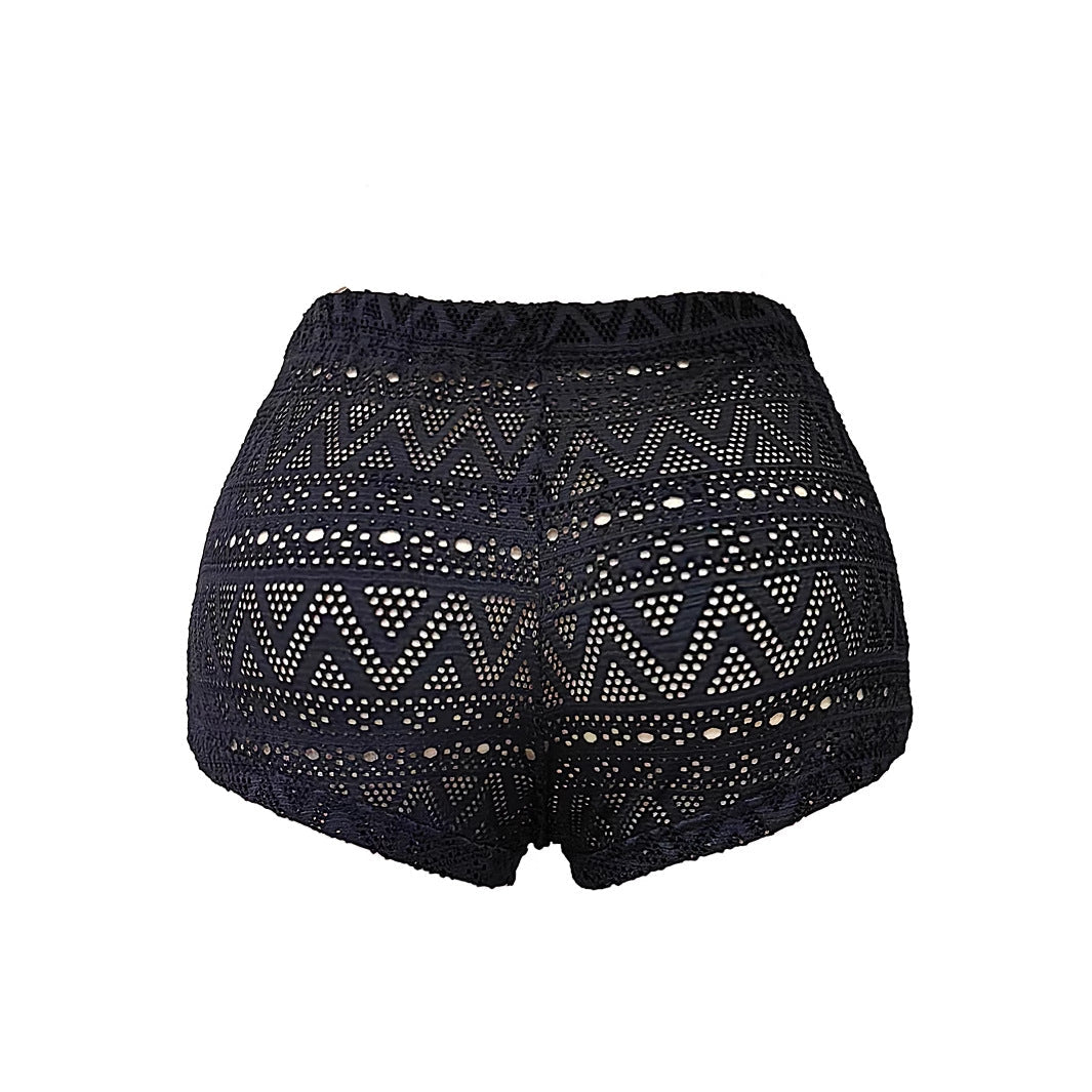 Damen gehäkelte Strandshorts R&B