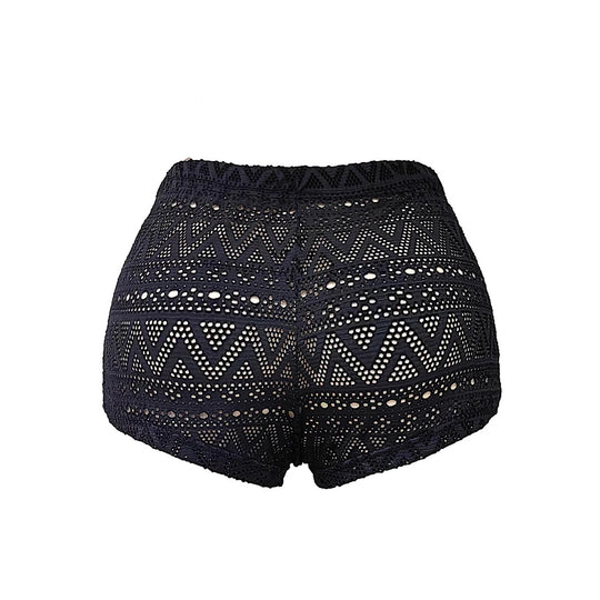 Damen gehäkelte Strandshorts R&B
