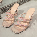 Damen elegante Sandalen mit modischem Schleifen-Detail R&B