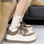 Damen Plateausneaker mit trendigem Sternen-Design R&B