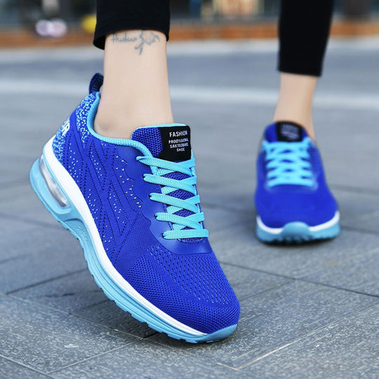 Damen Sportliche Lauf-Sneaker mit atmungsaktivem Mesh-Obermaterial und dämpfendem Fußbett R&B